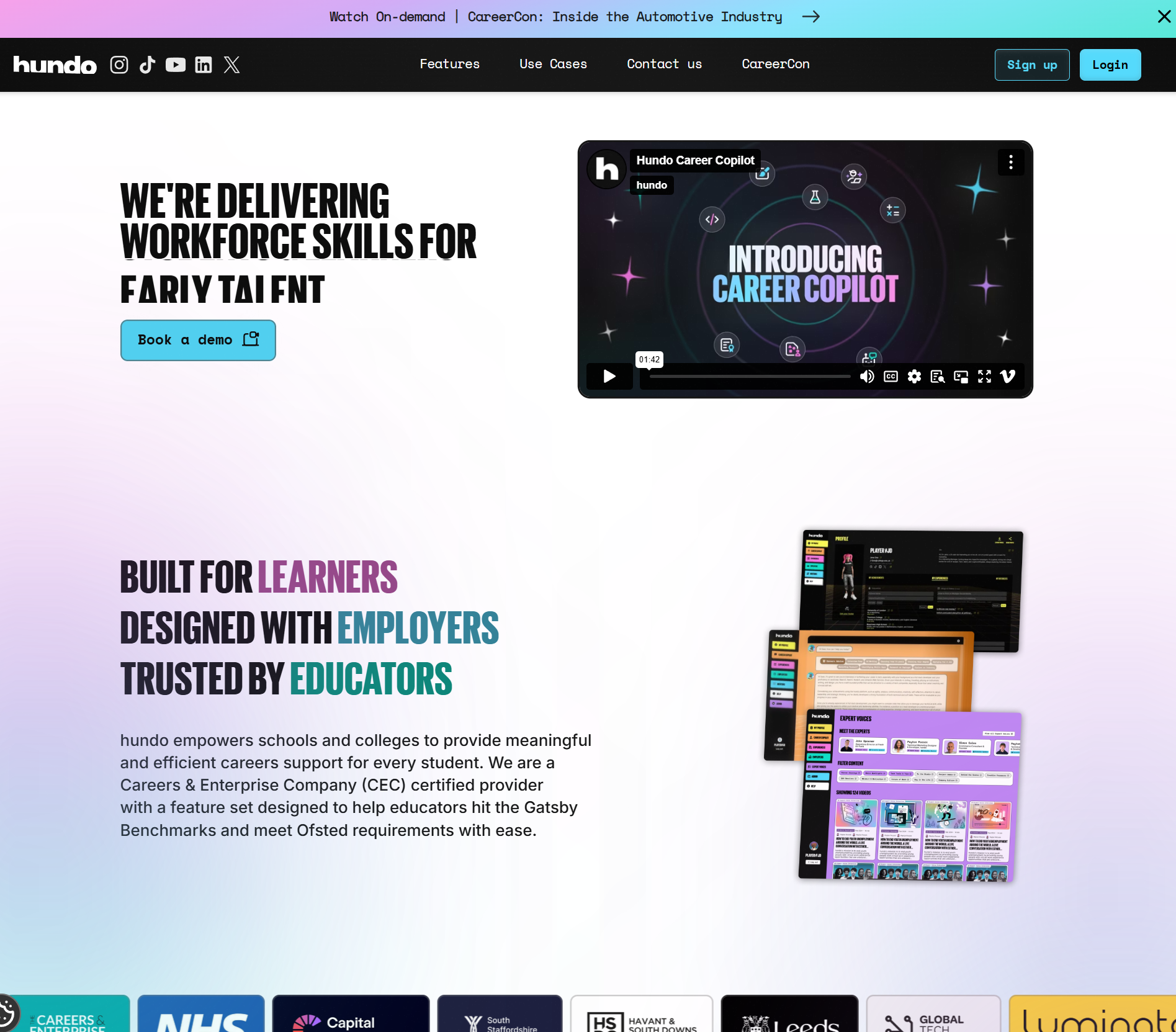 Hundo - Workforce skills and careers platform