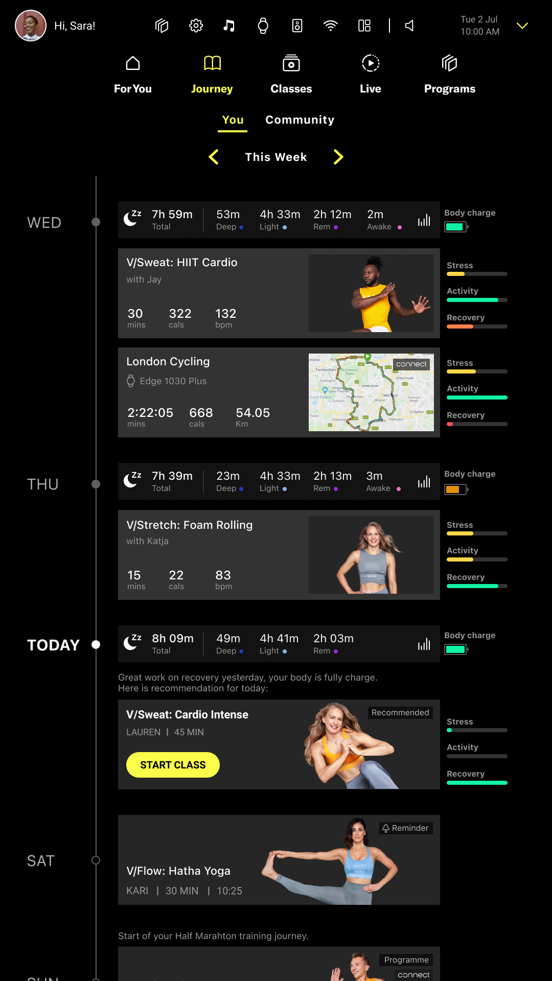 vaha - Fitness Mirror